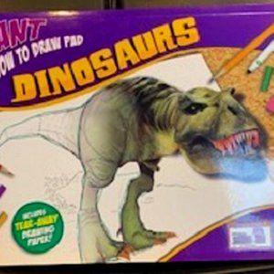 NEW Giant How to Draw Pad: Dinosaurs Step-by-step Instructions